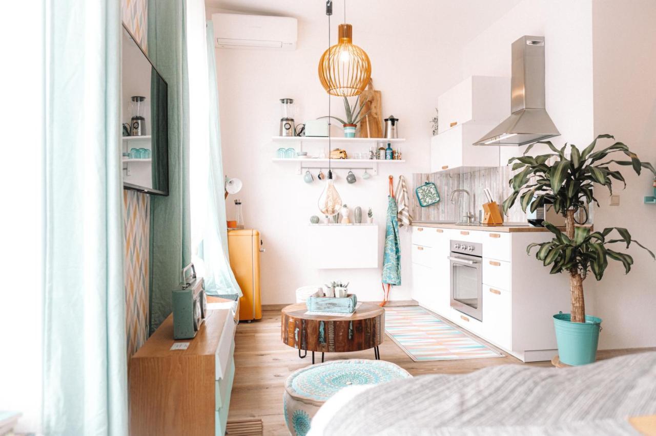 The Kalifornia I Stilvoll Mit Urlaubsfeeling I Dachterrasse I Klima Appartement Karlsruhe Buitenkant foto