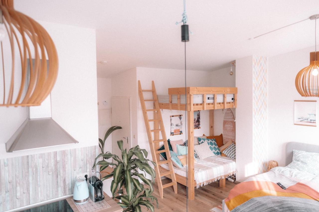 The Kalifornia I Stilvoll Mit Urlaubsfeeling I Dachterrasse I Klima Appartement Karlsruhe Buitenkant foto
